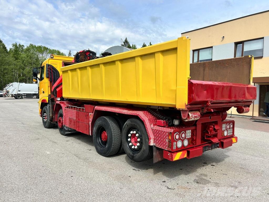 Volvo FH500 8X2*6 + CRANE HIAB + LIFT HIAB + VEB + FULL Treileri ar āķi