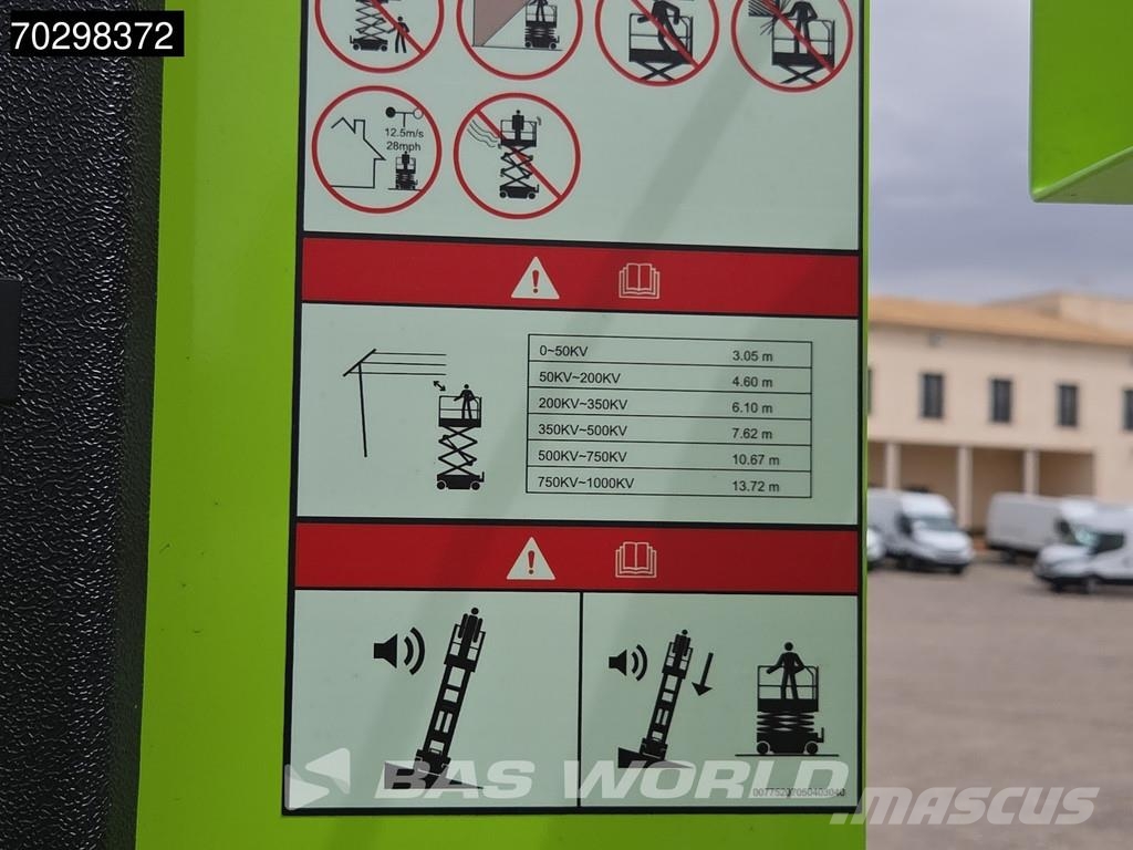 Zoomlion ZS1012AC-Li 10 M - Garantía de fábrica - Certifica Plataformas tijera