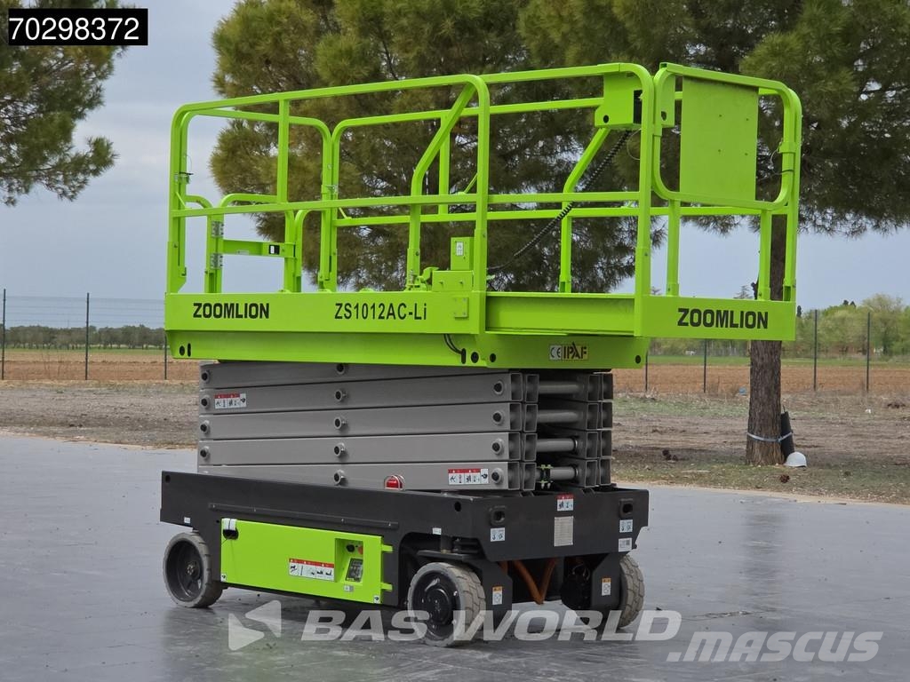 Zoomlion ZS1012AC-Li 10 M - Garantía de fábrica - Certifica Plataformas tijera
