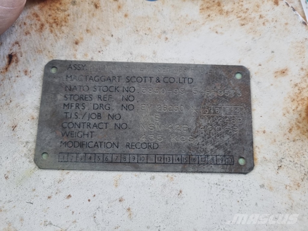 Rexroth MacTaggart Scott's MK.V11 油圧機