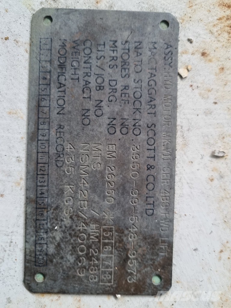 Rexroth MacTaggart Scott's MK.V11 油圧機