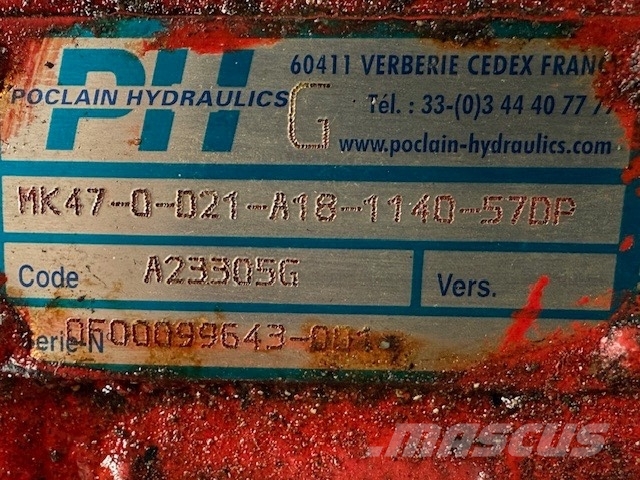 Poclain MK 47 HYDRAULIC MOTOR هيدروليات