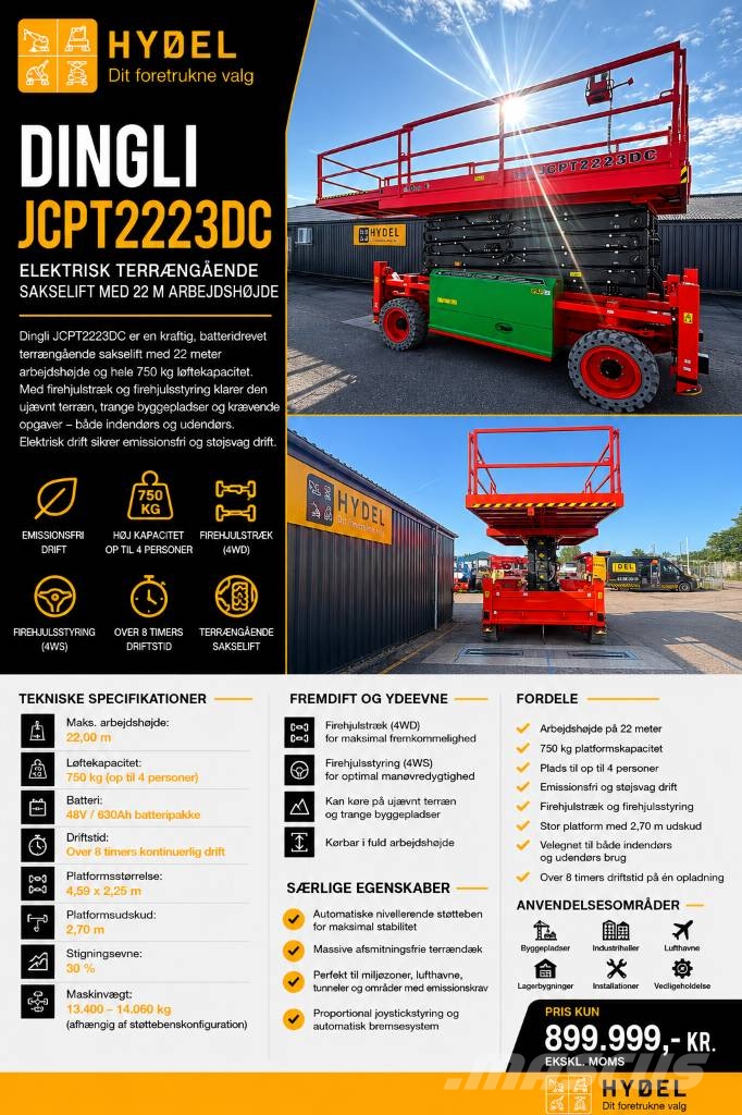 Dingli JCPT2223DC Scissor lifts
