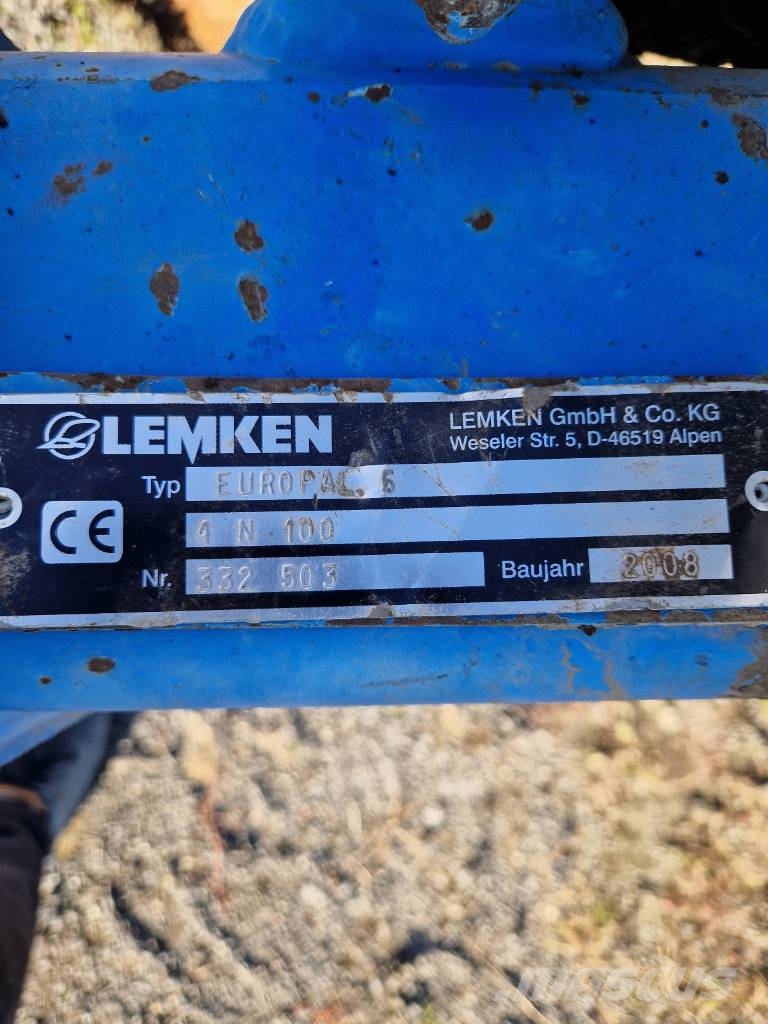 Lemken EurOpal 6 محاريث عكسية