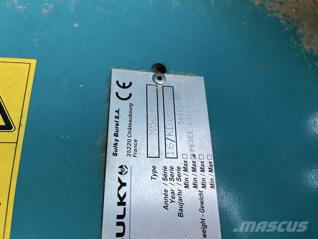 Sulky X50 + ECONOV/ coupure de tronçon Flüssigdüngerstreuer