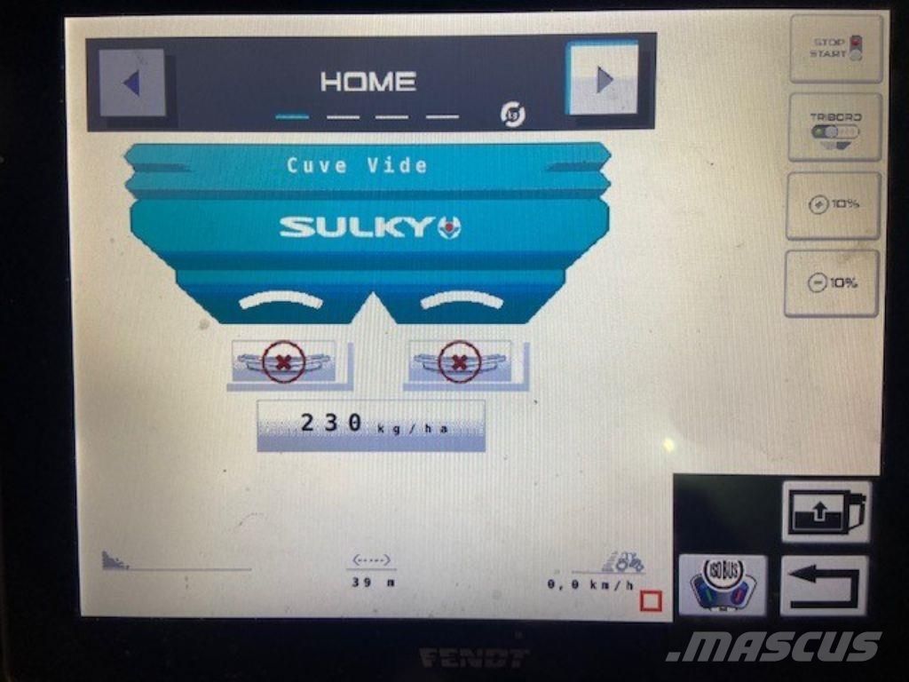 Sulky X50 + ECONOV/ coupure de tronçon معدات رش أسمدة