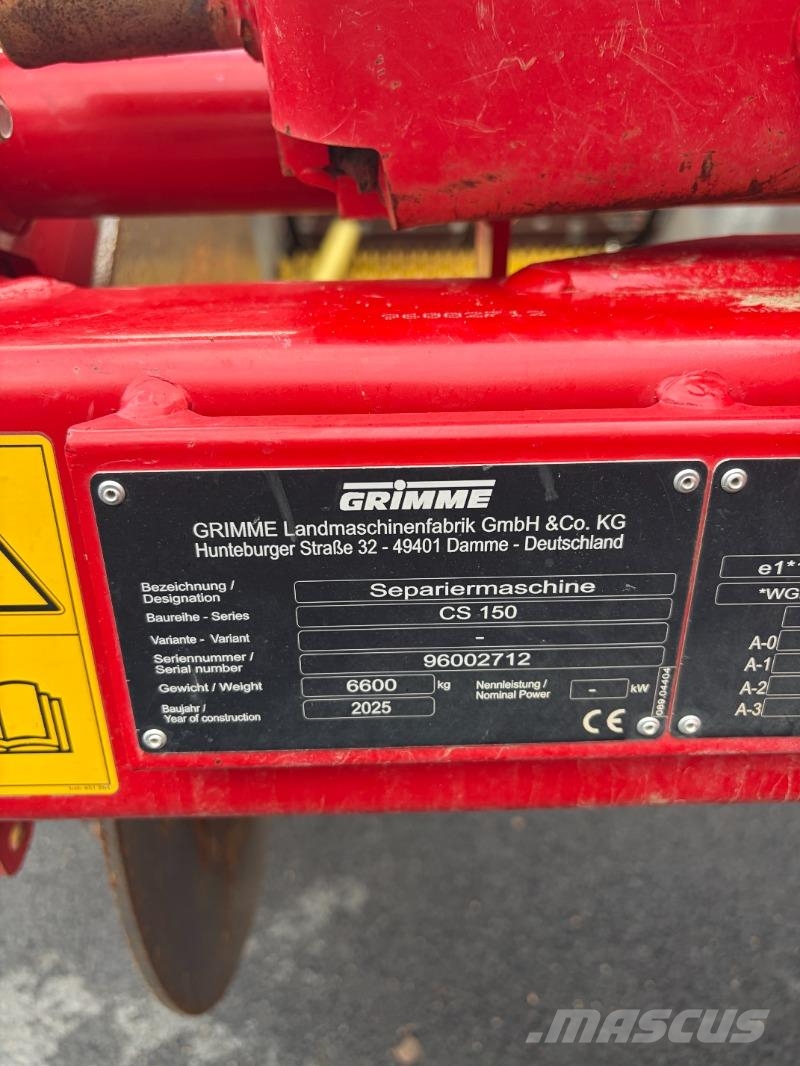 Grimme CS 150 - Rental Sprzęt do ziemniaków - Inne