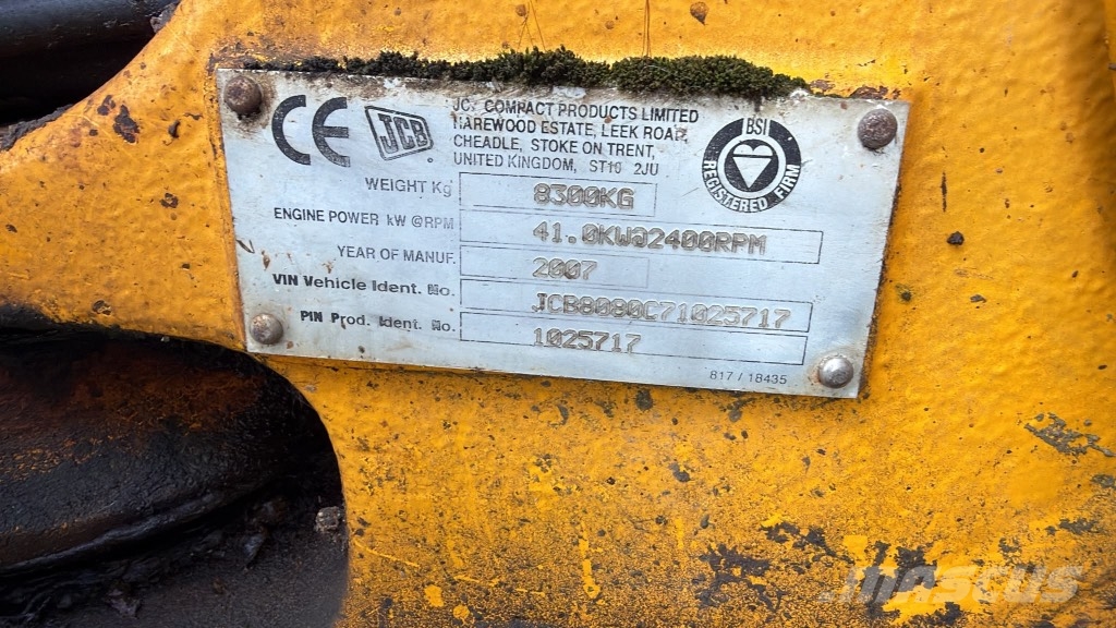JCB 8080 ZTS Excavadoras 7t - 12t