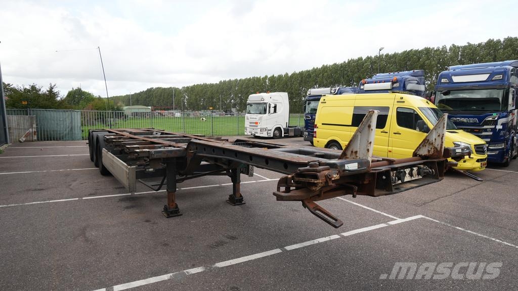 Krone 3 Axle container trailer 40ft Kontejnerske polprikolice