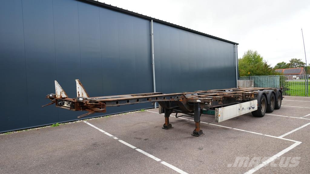 Krone 3 Axle container trailer 40ft Kontejnerske polprikolice