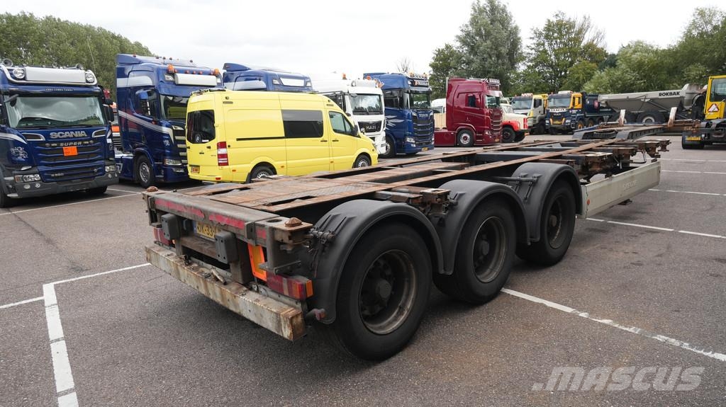 Krone 3 Axle container trailer 40ft Kontejnerske polprikolice