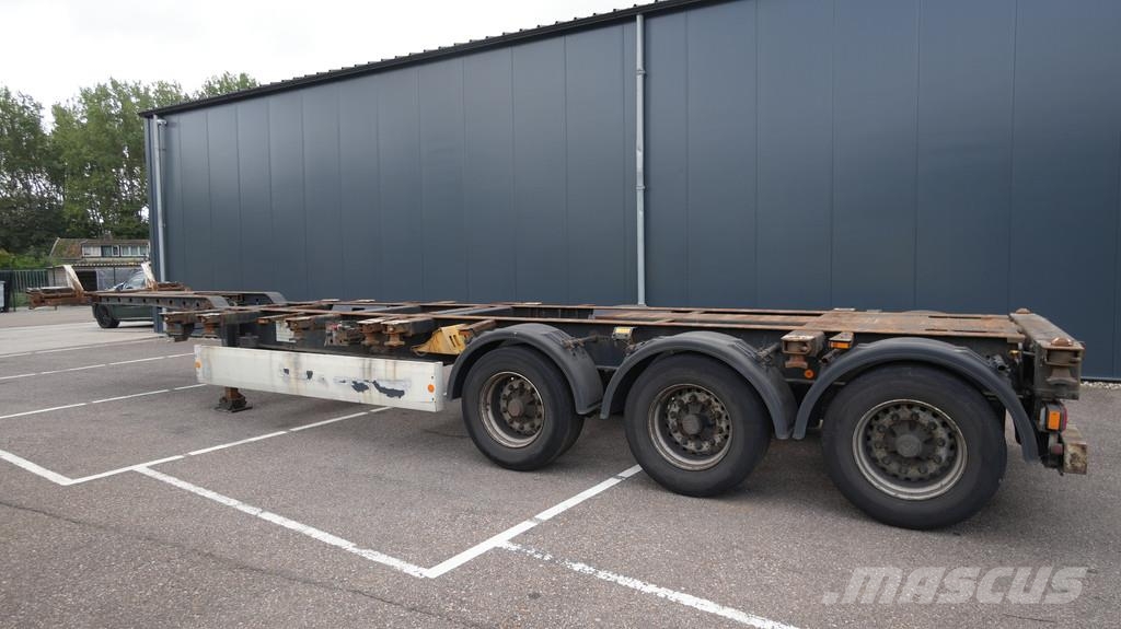 Krone 3 Axle container trailer 40ft Kontejnerske polprikolice