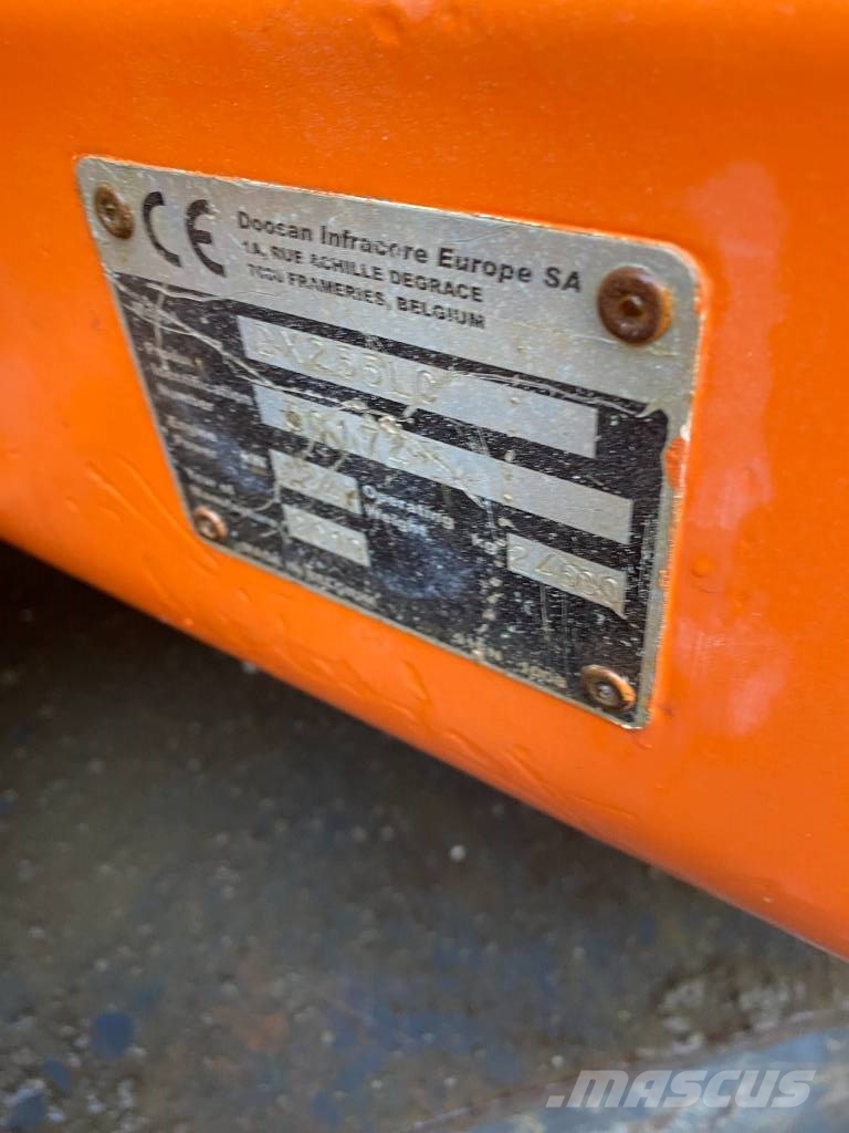 Doosan DX 255 LC Crawler excavators