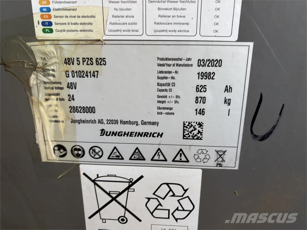 Jungheinrich EFG 220 Elektrikli forkliftler