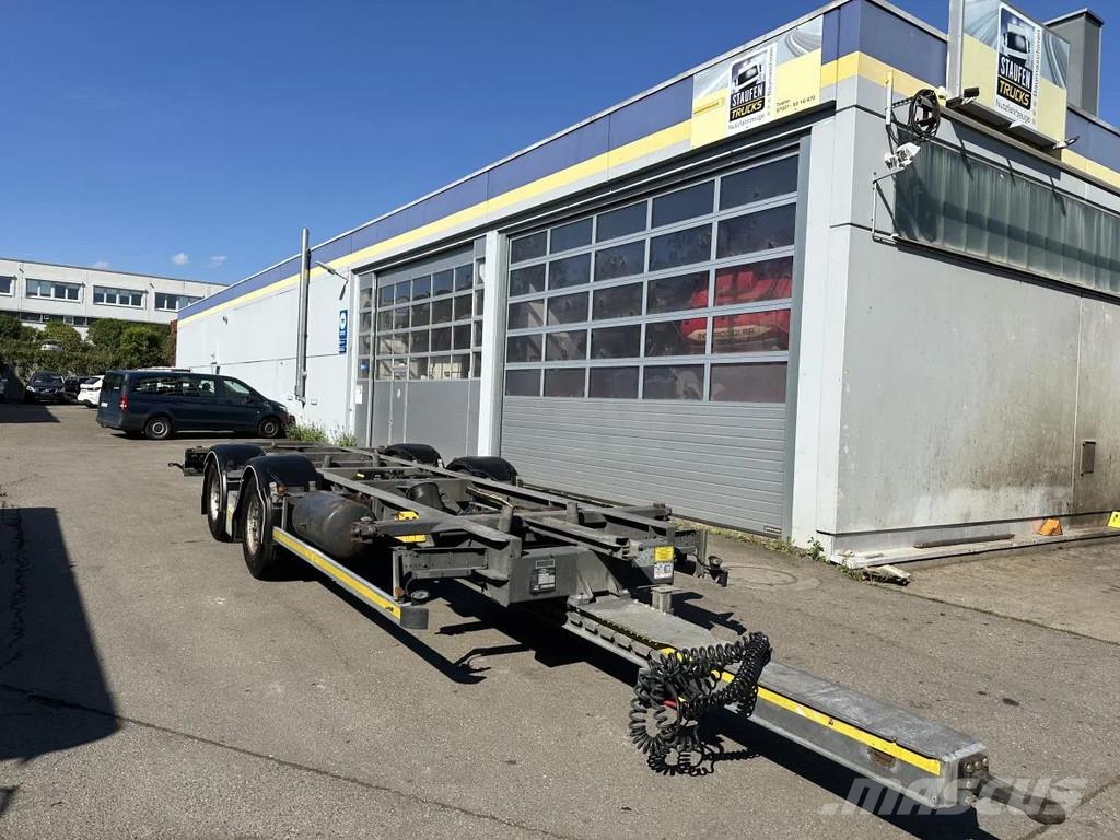 H&W 4 x Tandem Lafette MEGA verzinkt Mitnahmestapl. 7. Anhänger-Absetzkipper