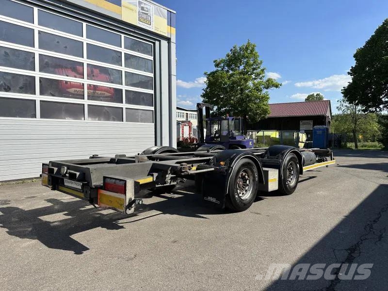 H&W 4 x Tandem Lafette MEGA verzinkt Mitnahmestapl. 7. Anhänger-Absetzkipper