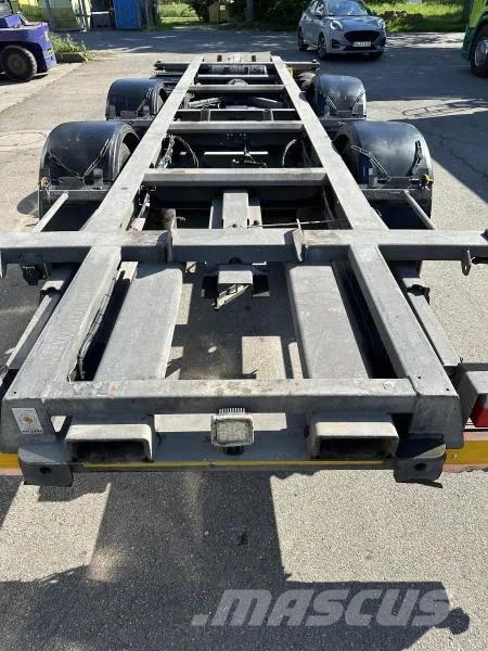 H&W 4 x Tandem Lafette MEGA verzinkt Mitnahmestapl. 7. Anhänger-Absetzkipper