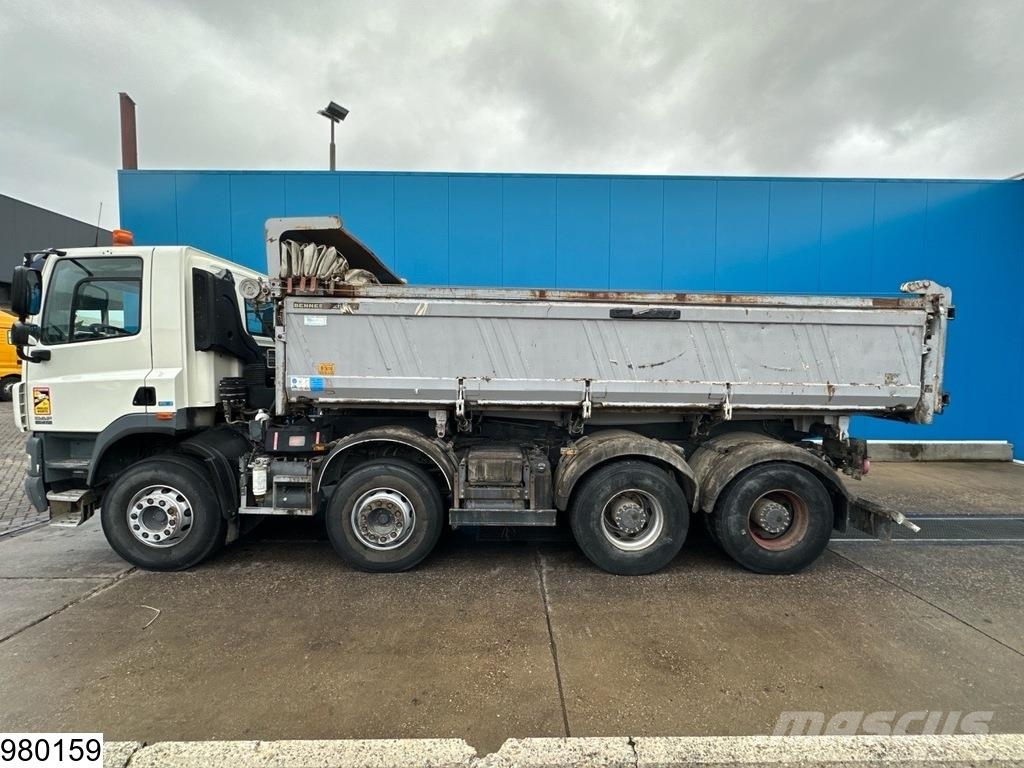 DAF CF 410 EURO 5, 8x4, Meiller, Steel suspension Kipper