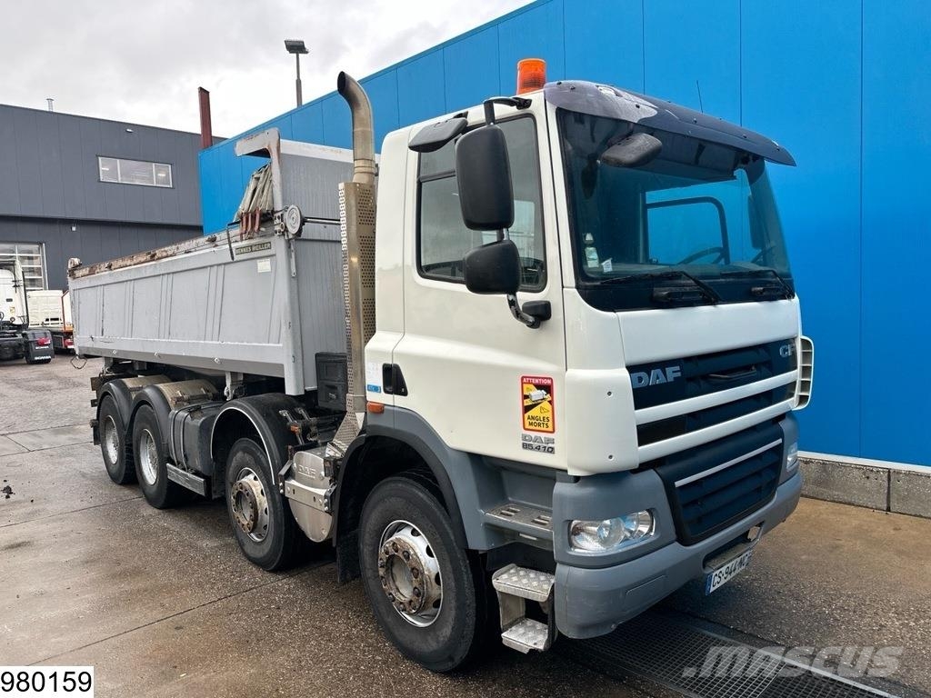 DAF CF 410 EURO 5, 8x4, Meiller, Steel suspension Kipper