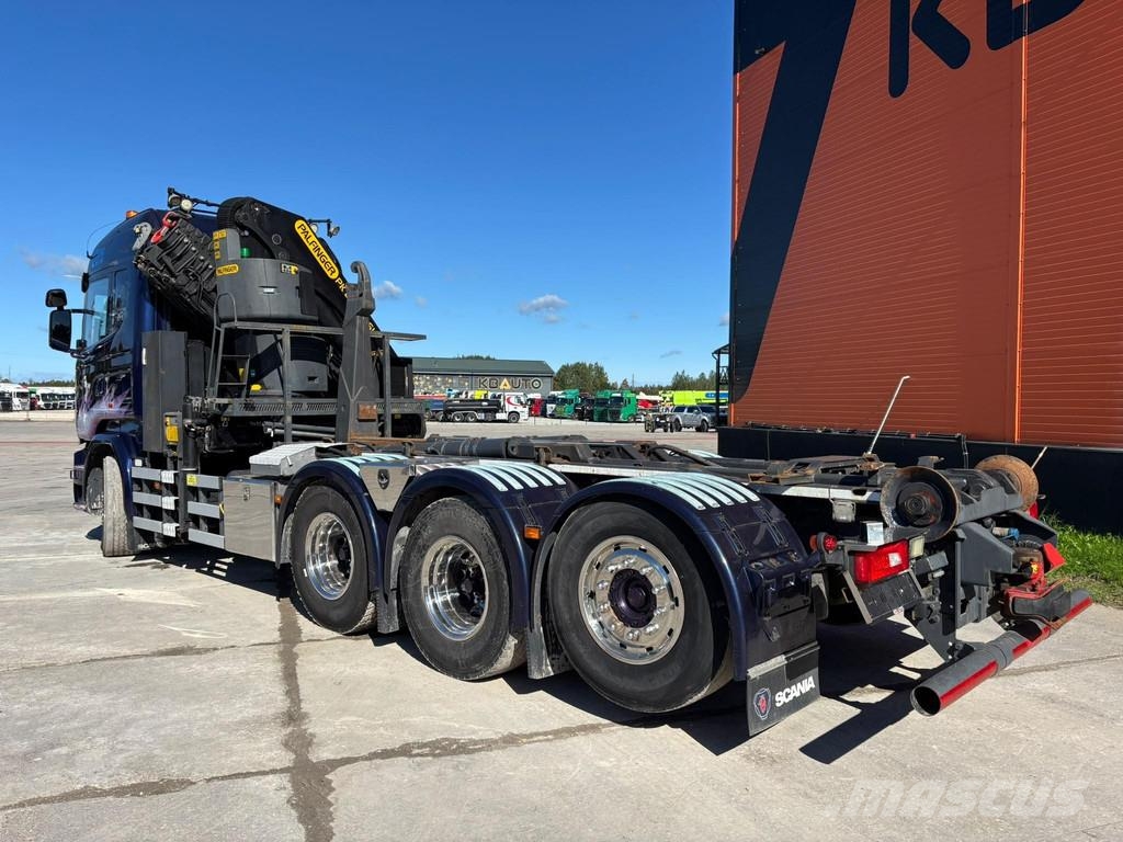 Scania R 450 8x4*4 PK 27002 / PALFINGER 20 ton / L=5200 m Smagās mašīnas ar celtni
