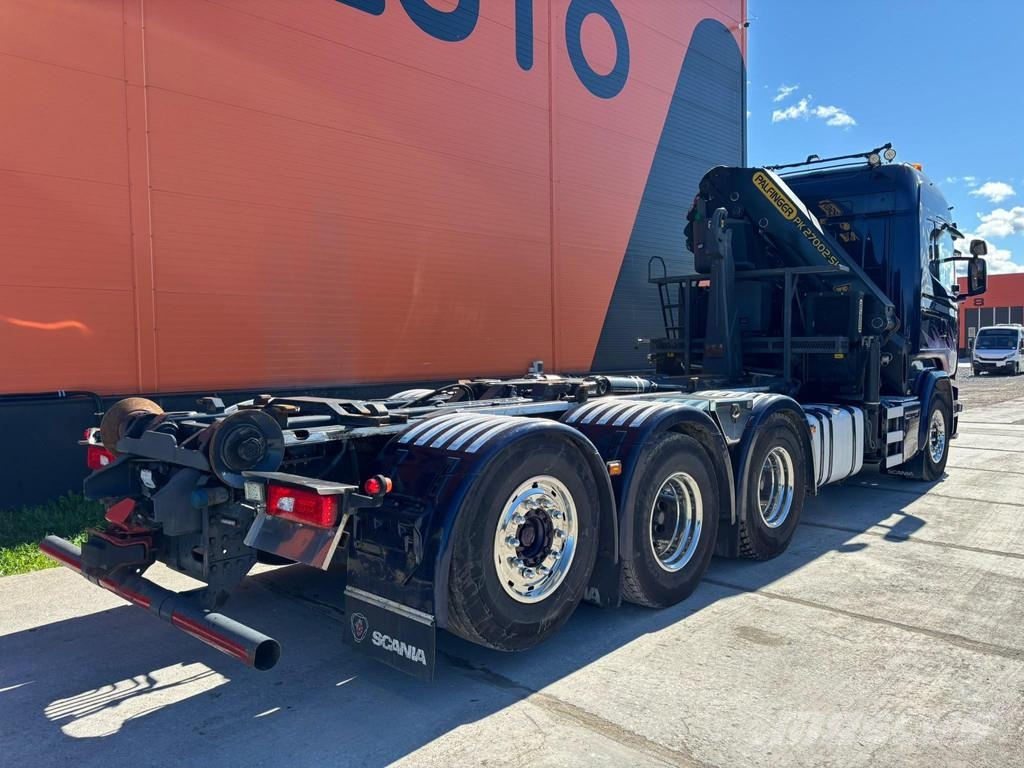 Scania R 450 8x4*4 PK 27002 / PALFINGER 20 ton / L=5200 m Smagās mašīnas ar celtni