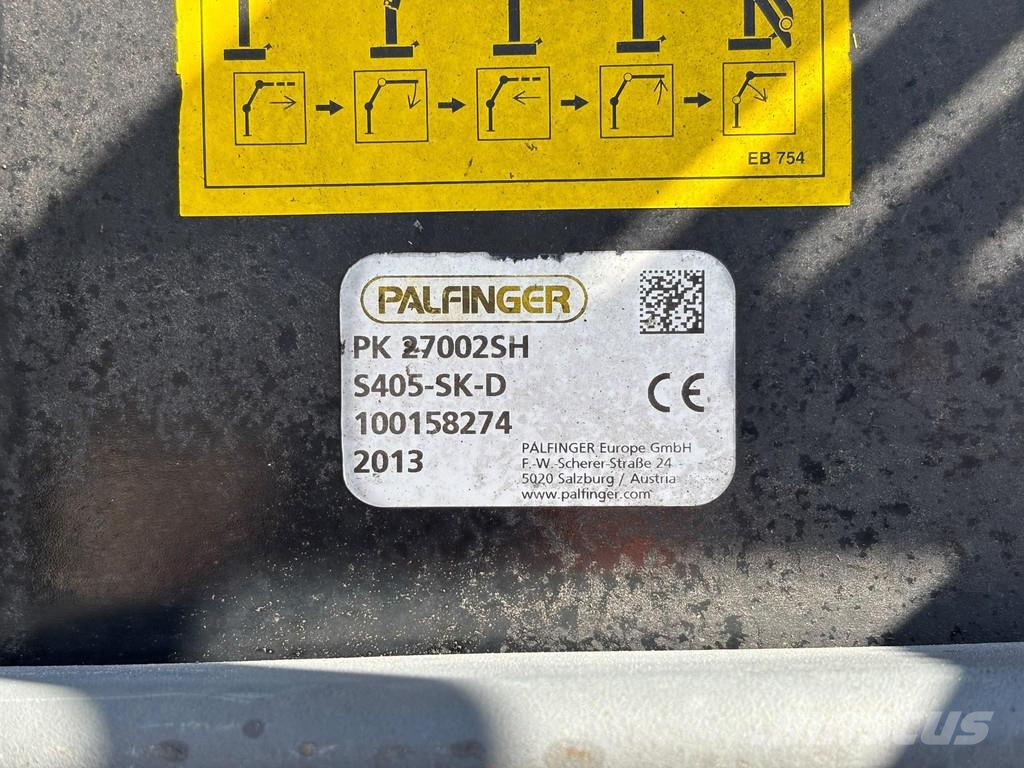 Scania R 450 8x4*4 PK 27002 / PALFINGER 20 ton / L=5200 m Smagās mašīnas ar celtni