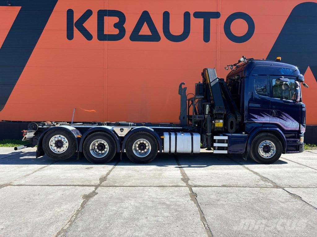 Scania R 450 8x4*4 PK 27002 / PALFINGER 20 ton / L=5200 m Smagās mašīnas ar celtni