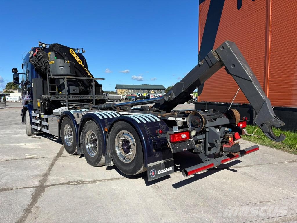 Scania R 450 8x4*4 PK 27002 / PALFINGER 20 ton / L=5200 m Smagās mašīnas ar celtni