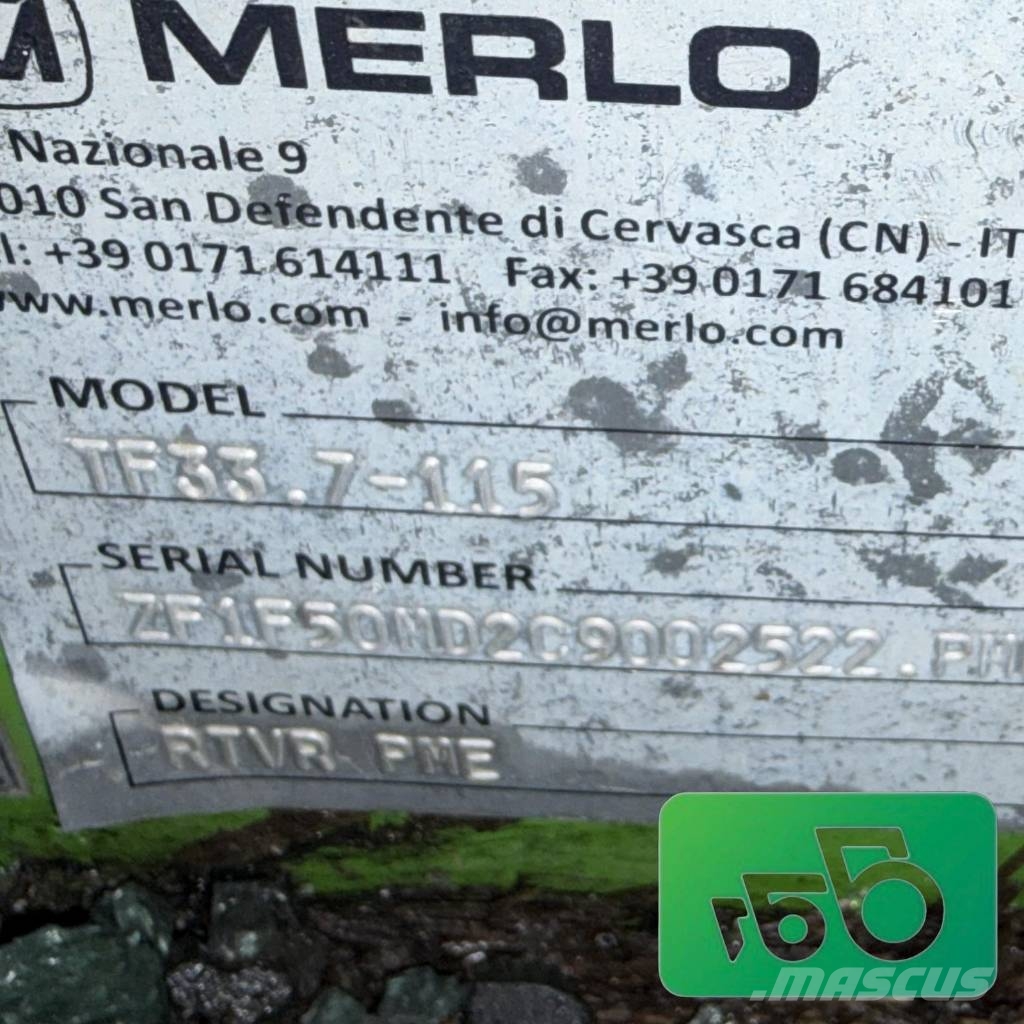 Merlo TF 33.7-115 (2016 - 2020r.) Parts Podvozky a zavěšení kol