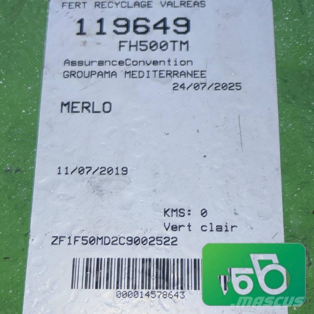 Merlo TF 33.7-115 (2016 - 2020r.) Parts Podvozky a zavěšení kol