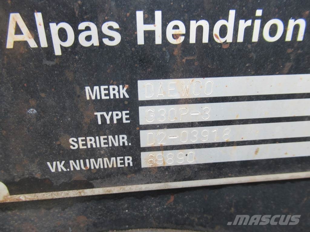 Daewoo G30P-3 Heftruck LPG LPG forklifts