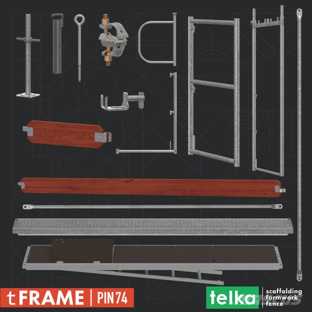  100m² Scaffolding Gerüst Schele échafaudage Pastolių įrengimai