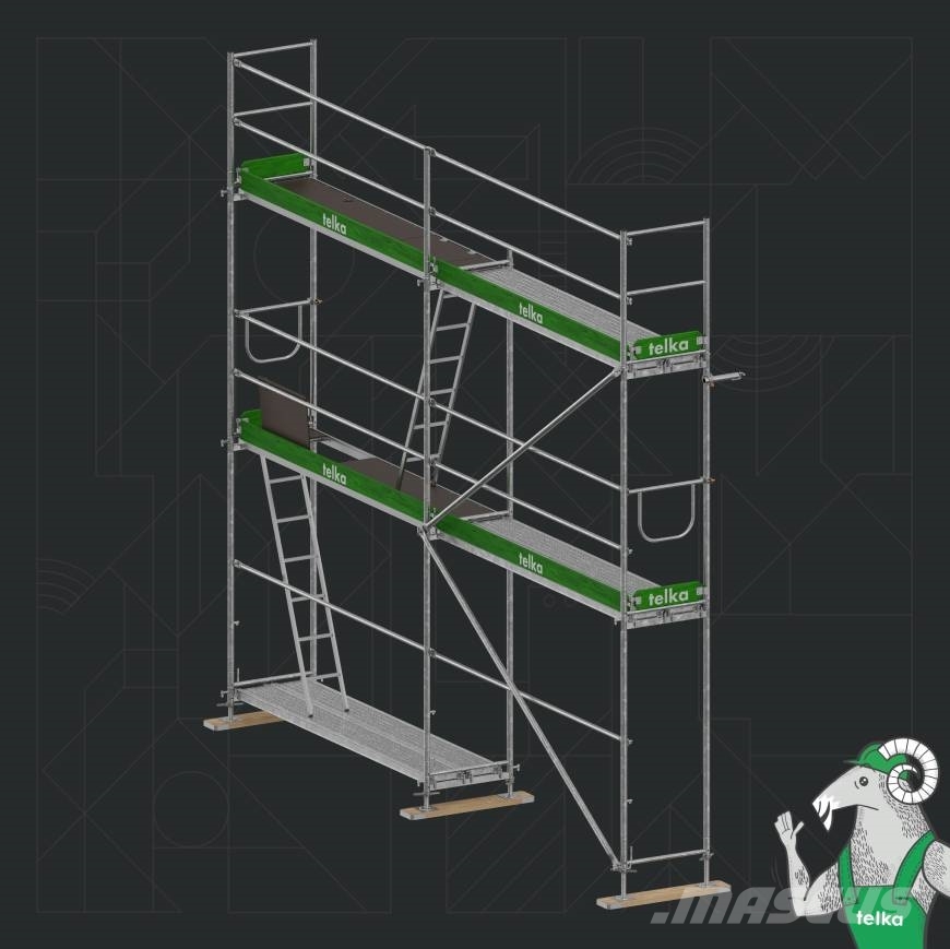  100m² Scaffolding Gerüst Schele échafaudage Pastolių įrengimai