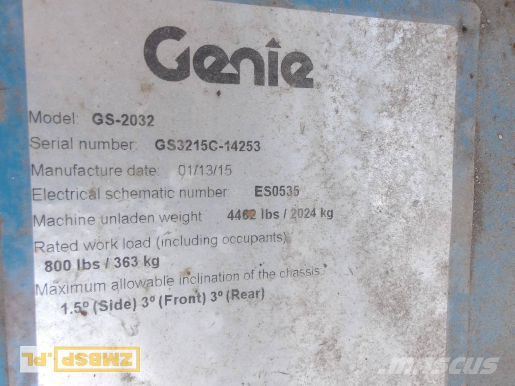 Genie GS 2032 剪叉式升降机