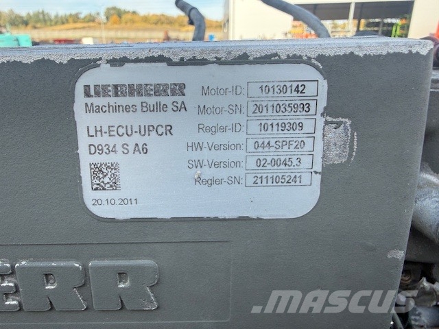 Liebherr D 934S A6 USED ENGINE エンジン