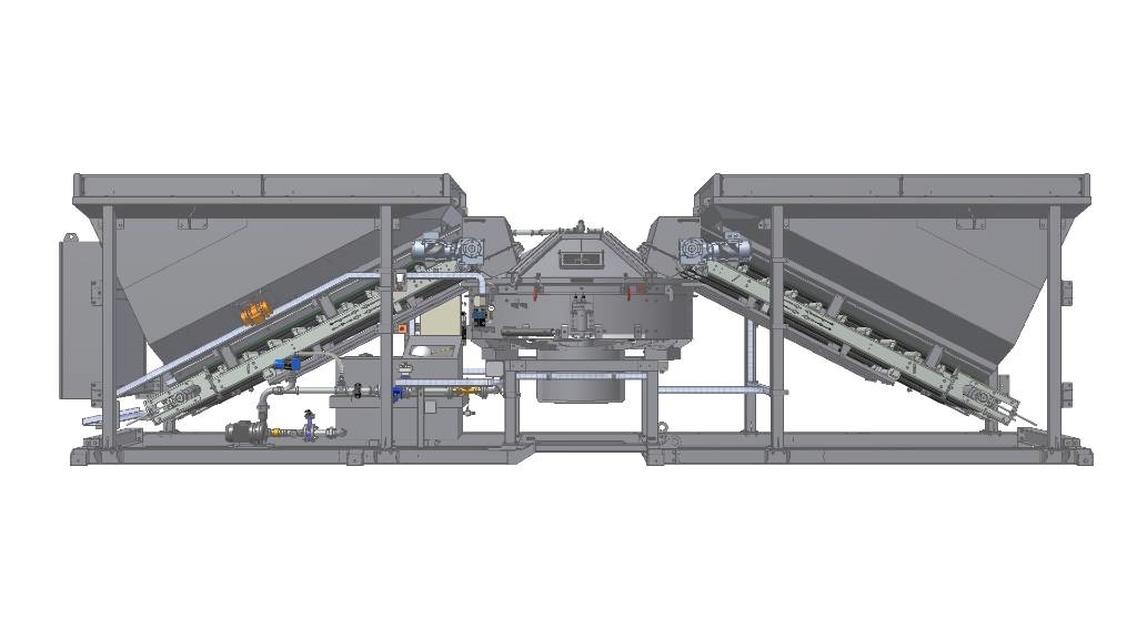 Frumecar Fastmix - compacte mobiele betoncentrale 14-34m³/h Concrete Batching Plants