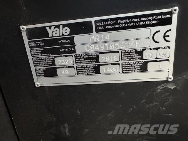 Yale MR14 شاحنة مناولة