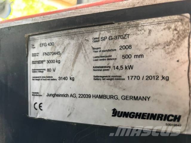 Jungheinrich EFG 430 Elektriske trucker