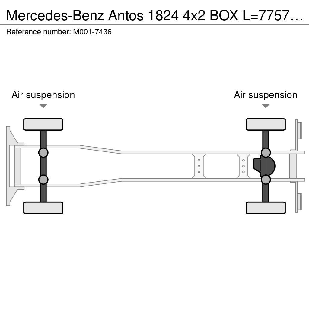 Mercedes-Benz Antos 1824 4x2 BOX L=7757 mm Camiones caja cerrada