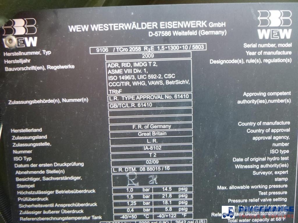 WEW (Westerwälder Eisenwerk) Fuel (kerosene, diese Kontenery cysterny