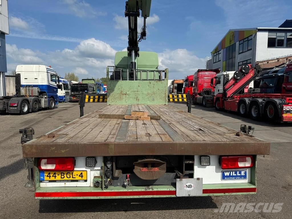 DAF CF 440 6X4 EURO 6 + HIAB 422EP-5 HIPTO + REMOTE CO Camiones de cama baja
