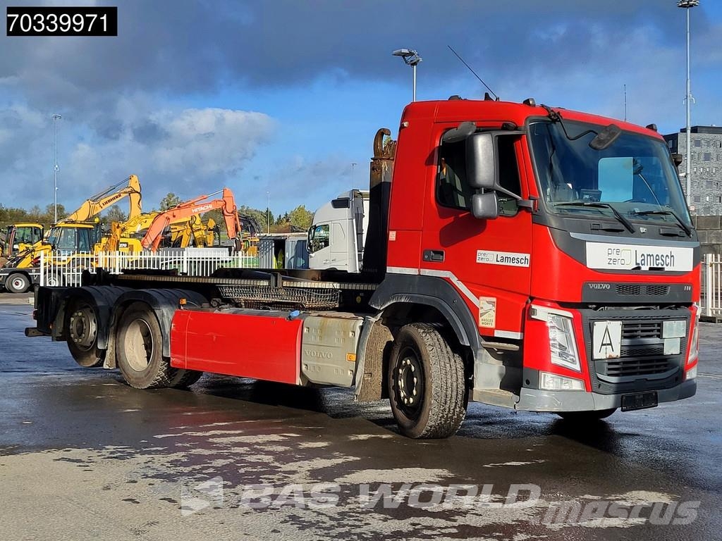 Volvo FM 370 6X2 Gergen GRK 20/70 D containersystem ADR Treileri ar āķi