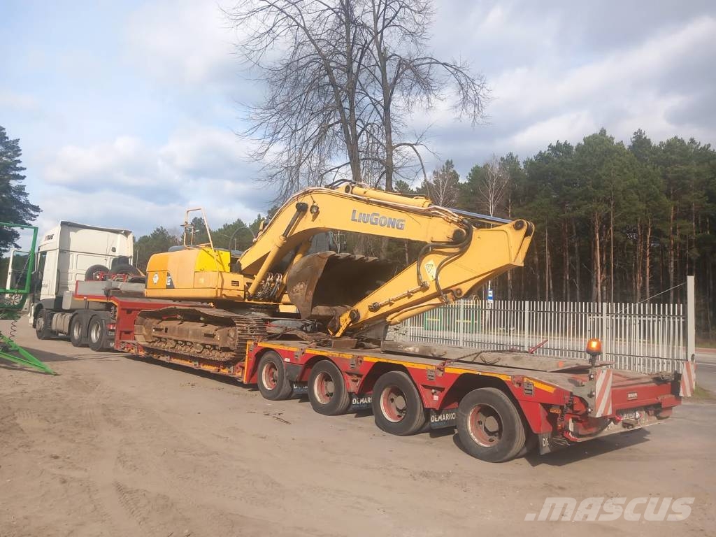 MAX Trailer tiefbett 4 axle extension 3m widenings Semirremolques de carga baja