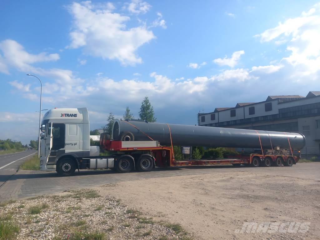 MAX Trailer tiefbett 4 axle extension 3m widenings Semirremolques de carga baja