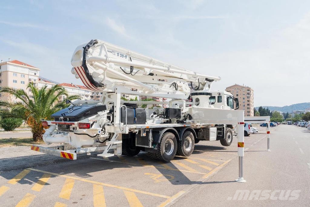MAN TGS 26.520 MAN TGS 26.520 6x4 SWAN TSP 38-5 160RZ Betonvežiai