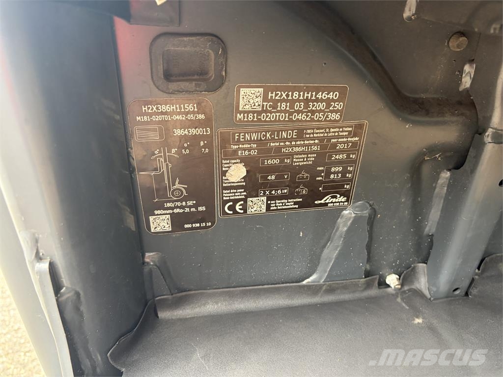 Linde E16-02 EVO Sähkötrukit
