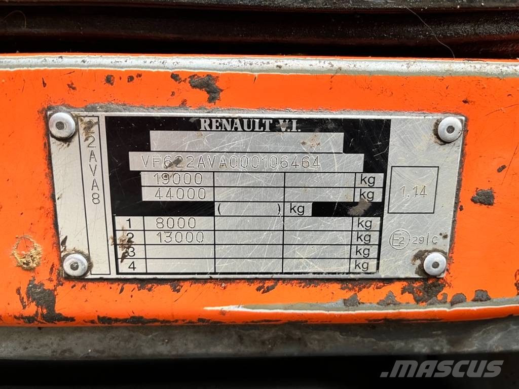 Renault PREMIUM 320.19 SECMAIR Slamsugere