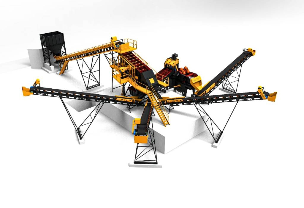 Fabo INSTALLATION DE CRIBLAGE FIXE 100-125 T/H Komplett üzemek