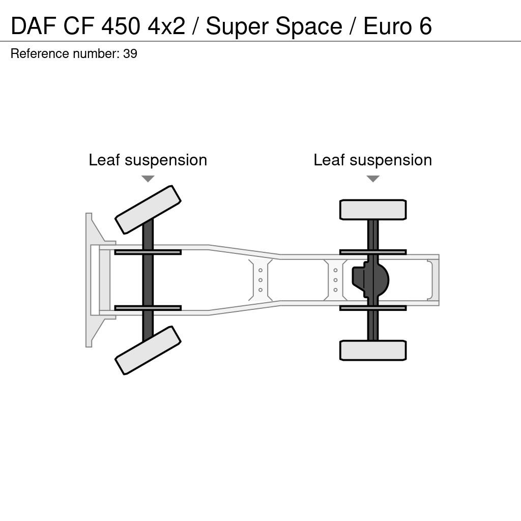 DAF CF 450 4x2 / Super Space / Euro 6 Седельные тягачи