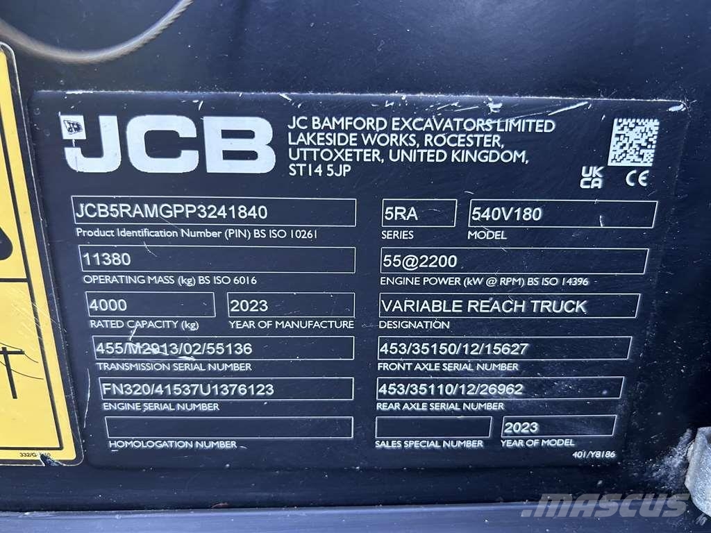 JCB 540-180 Teleskoplæssere